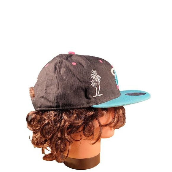 Miami Heat NBA Snapback Hat New Era 9Fifty Graphic Print Basketball Sportswear - Picture 5 of 9